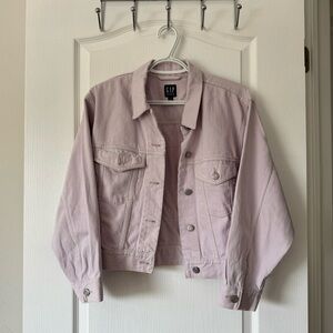 Gap pastel purple denim jacket